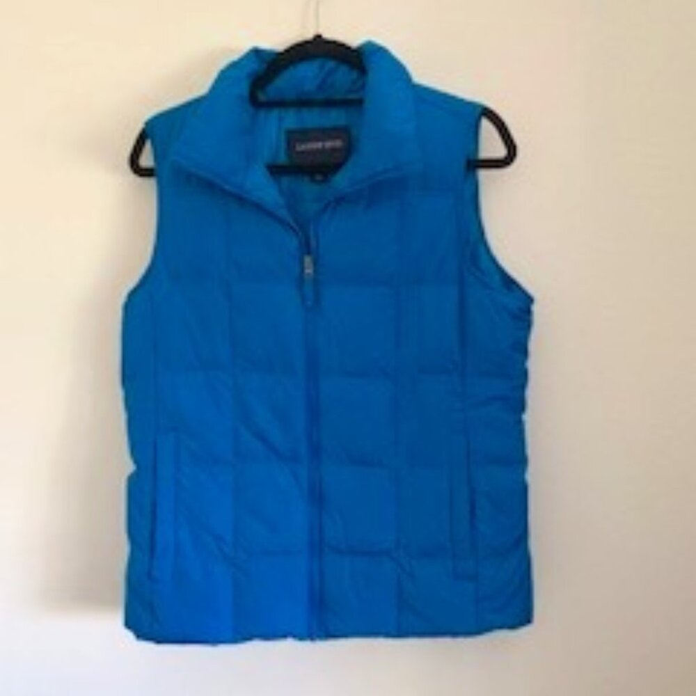 Lands End Down Quilted Puffer Vest_Size M (10-12)